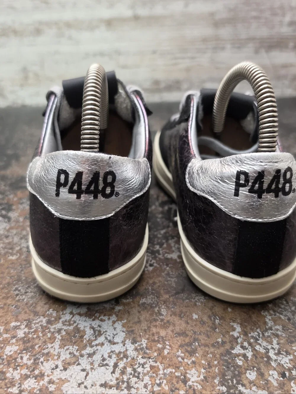 Womens P448 Sneakers Shoes Sz 6 6.5 36 Used Made in Italy Comfort Casual